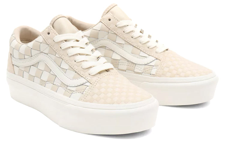 Vans Old Skool Platform 'Woven - Blanc De Blanc' VN0A5KX99GY