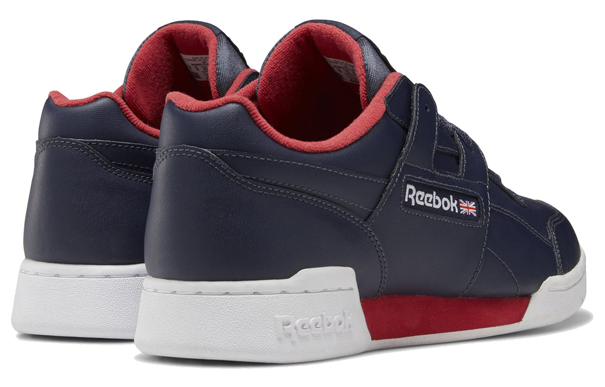 Reebok Workout Plus Navy Blue Skate Shoes 'Red Blue' DV8750