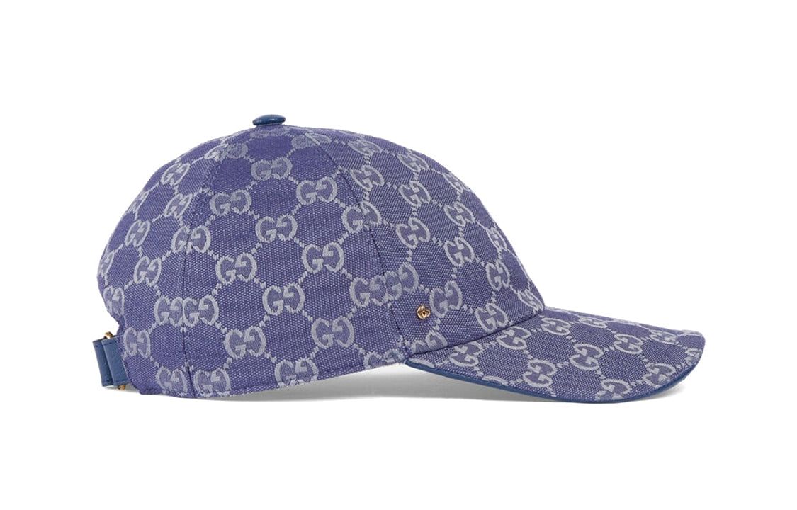 (WMNS) Gucci GG Canvas Baseball Hat 'Blue Grey' 7484754HG624468