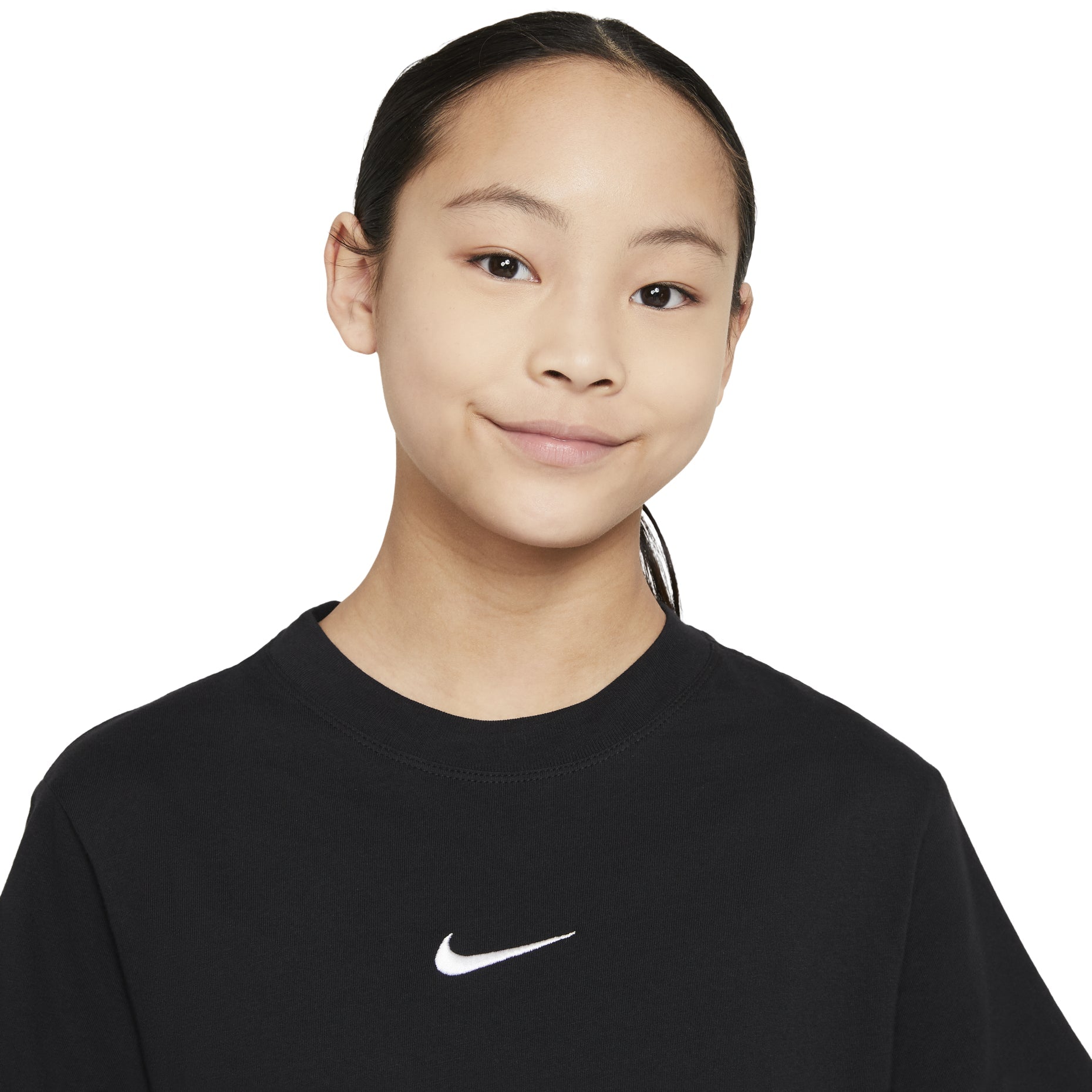 (GS) Nike Sportswear T-Shirt 'Black White' DH5750-010