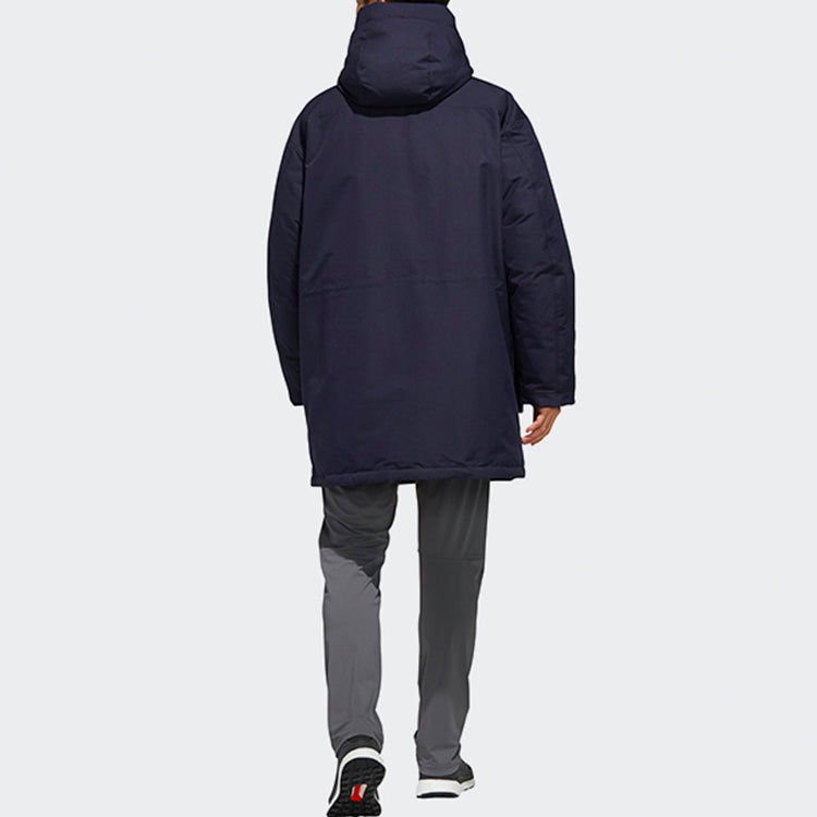 adidas protection against cold Stay Warm hooded down Jacket Blue EH4993