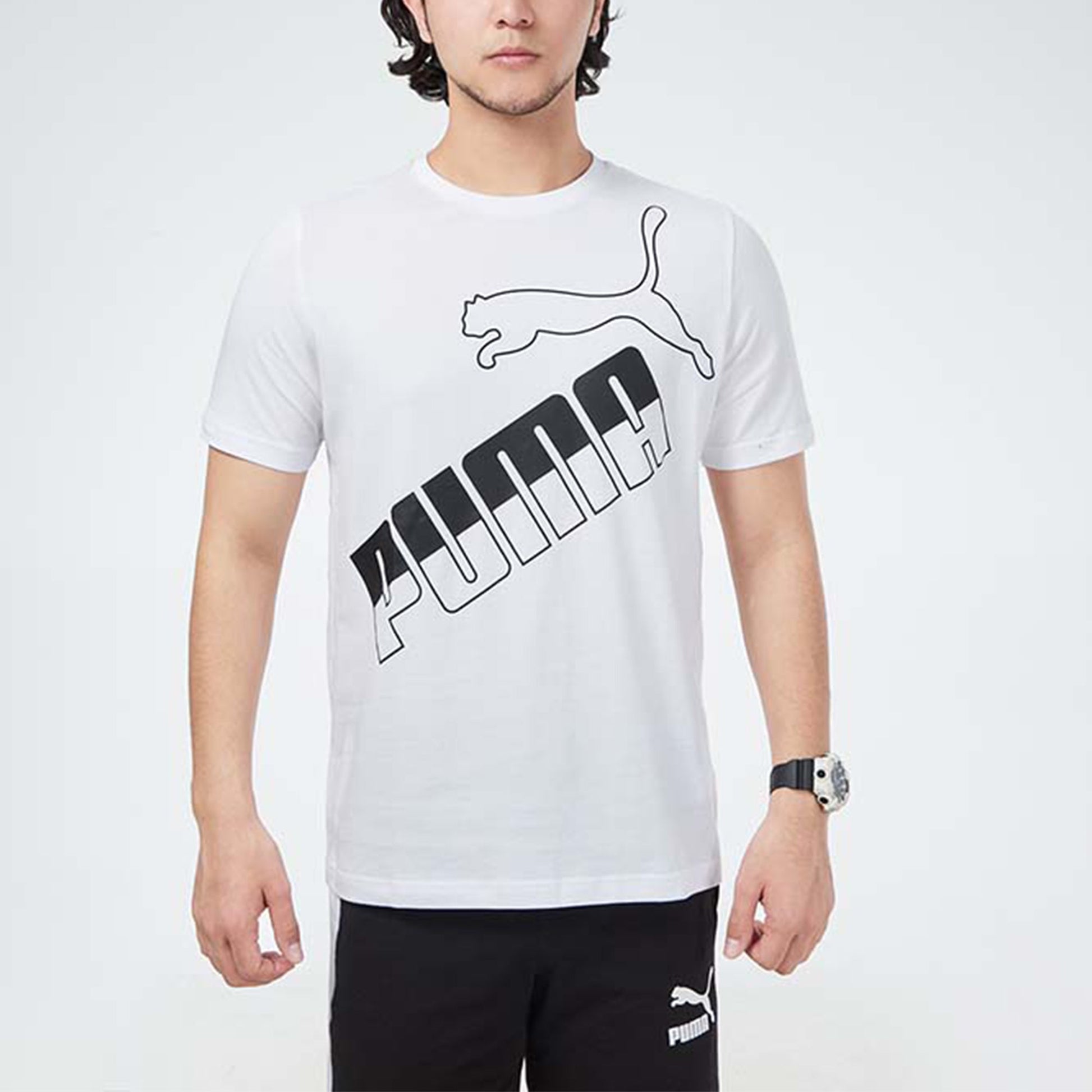 PUMA Big Logo T-Shirt 'White' 845572-02
