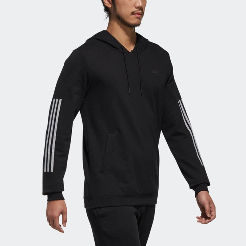 adidas neo Ce 3s Hdy Sports Casual Hooded Sweater Men's Black DM4256
