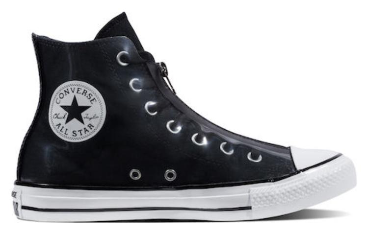 (WMNS) Converse Chuck Taylor All Star Shroud Translucent Rubber High Top 'Black' 553262C
