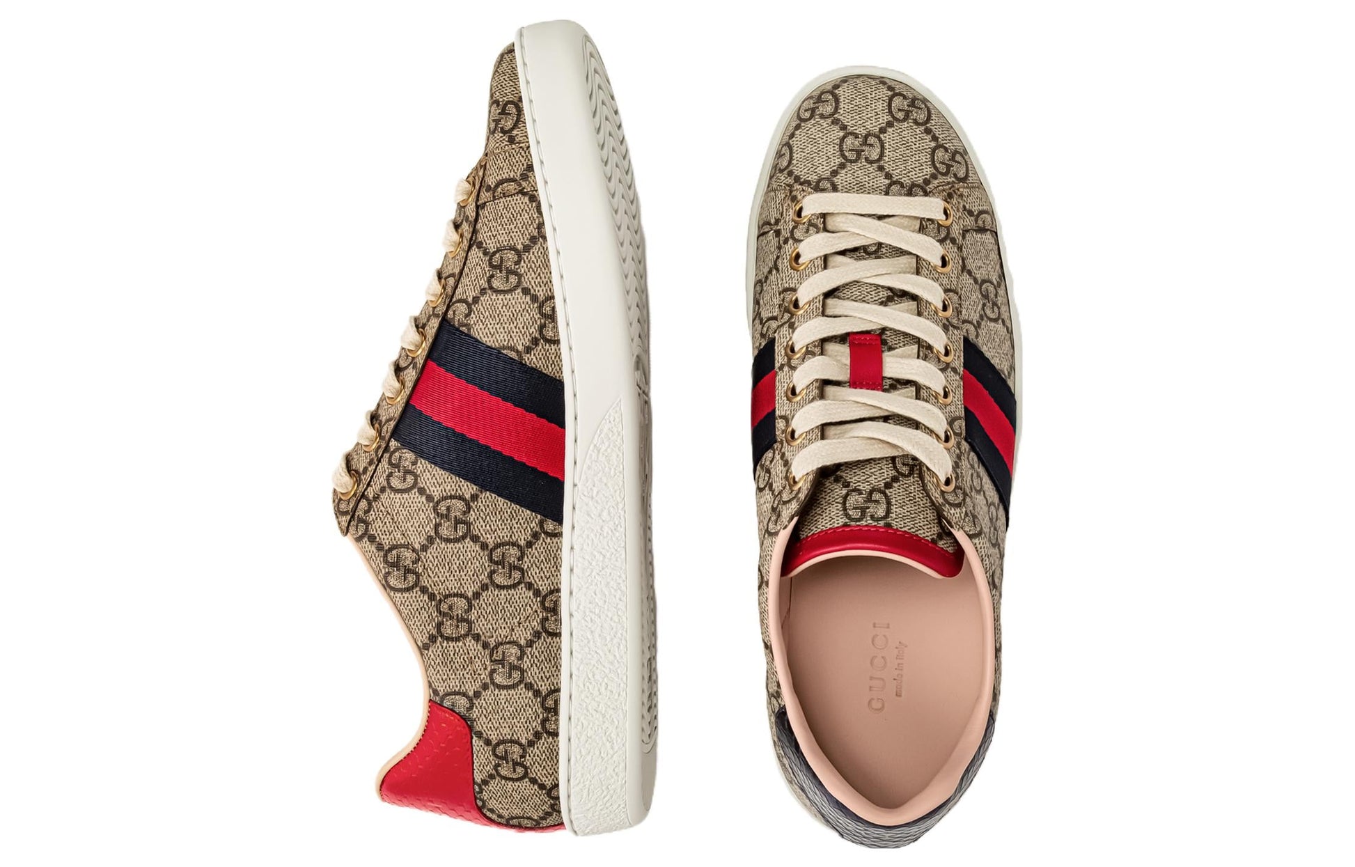 (WMNS) Gucci Ace GG Supreme 'Beige' 499410-96G50-9768