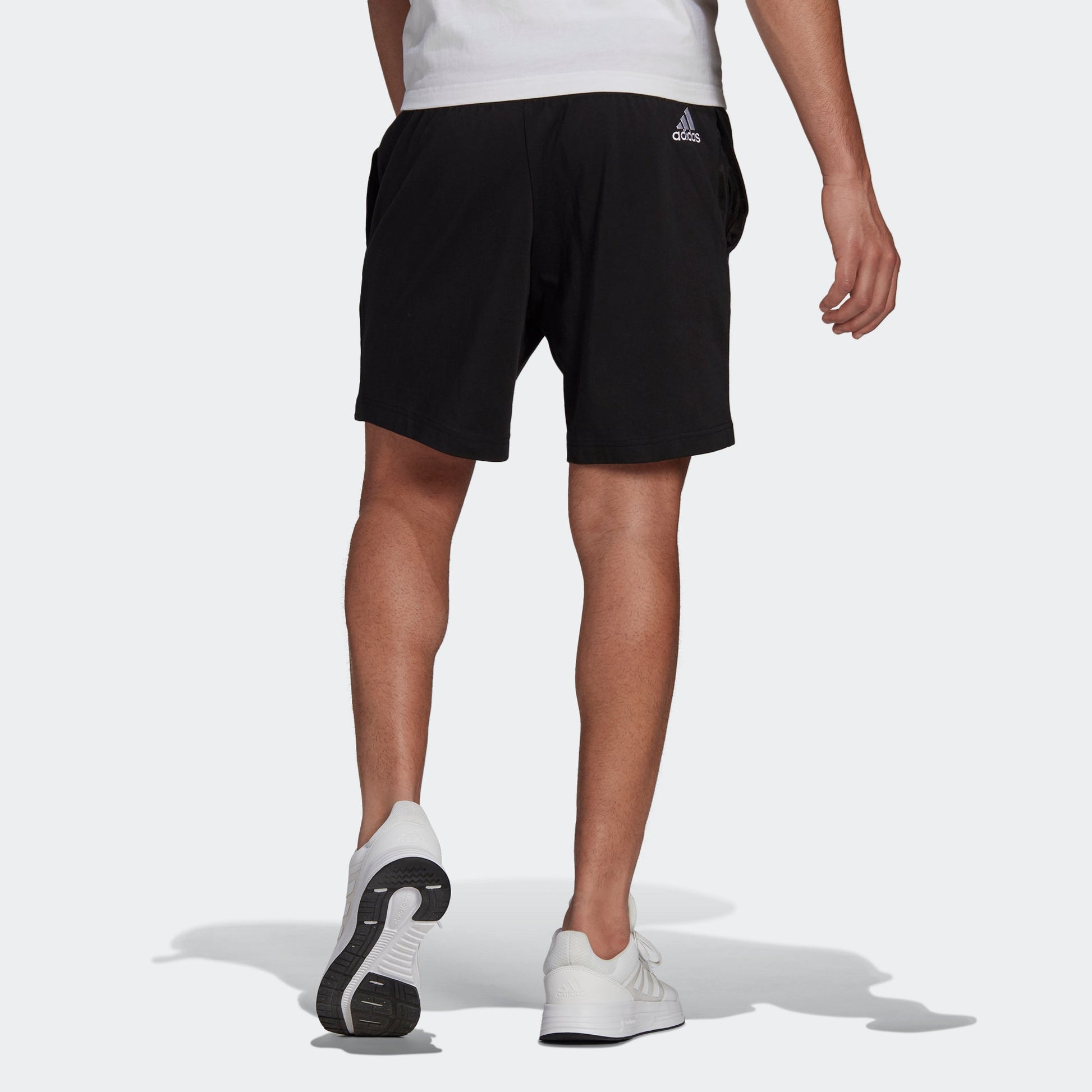 adidas M Lin Sj Sho Logo Printing Sports Breathable Shorts Black GK9604
