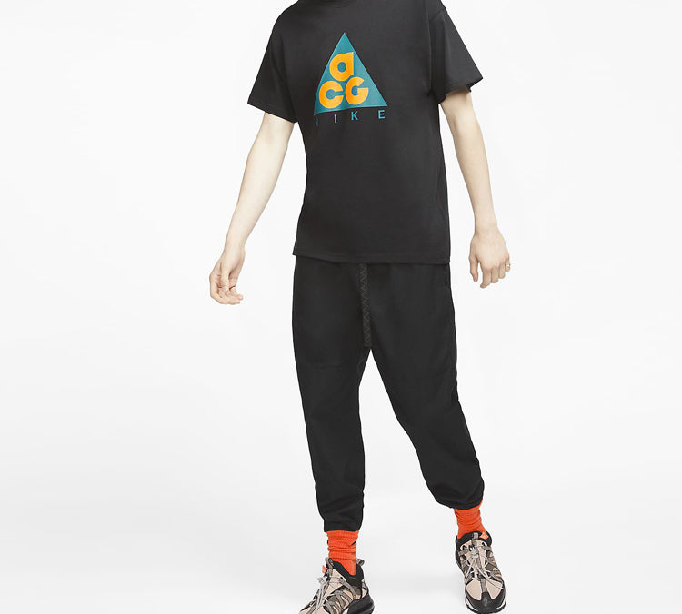 Nike acg giant log Printing Short Sleeve Black CV1532-010