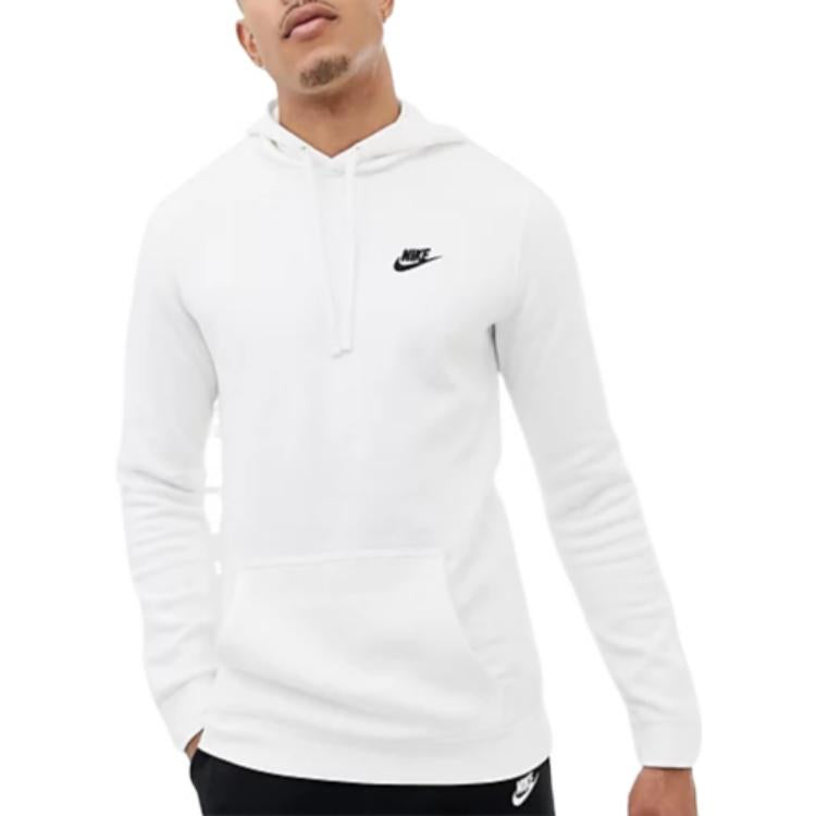 Men's Nike Small Logo Solid Color White 804346-100