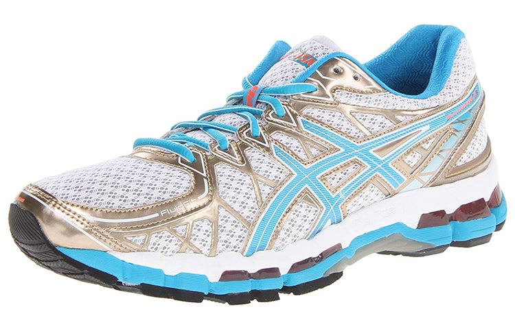 (WMNS) ASICS Gel-Kayano 20 'White Blue Gold' T3N7N-0161