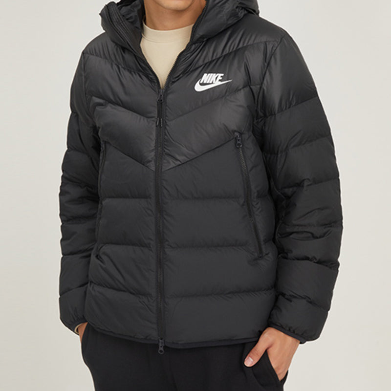 Nike hooded puffer jacket 'Black' DV0754-010