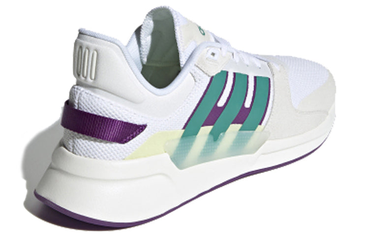 adidas neo RUN90S Sports Casual Shoes 'White Brown Green' EH2572