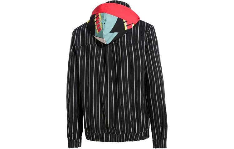 PUMA x HAN Crossover Stripe Embroidered Long Sleeves Woven Jacket Black 578246-01