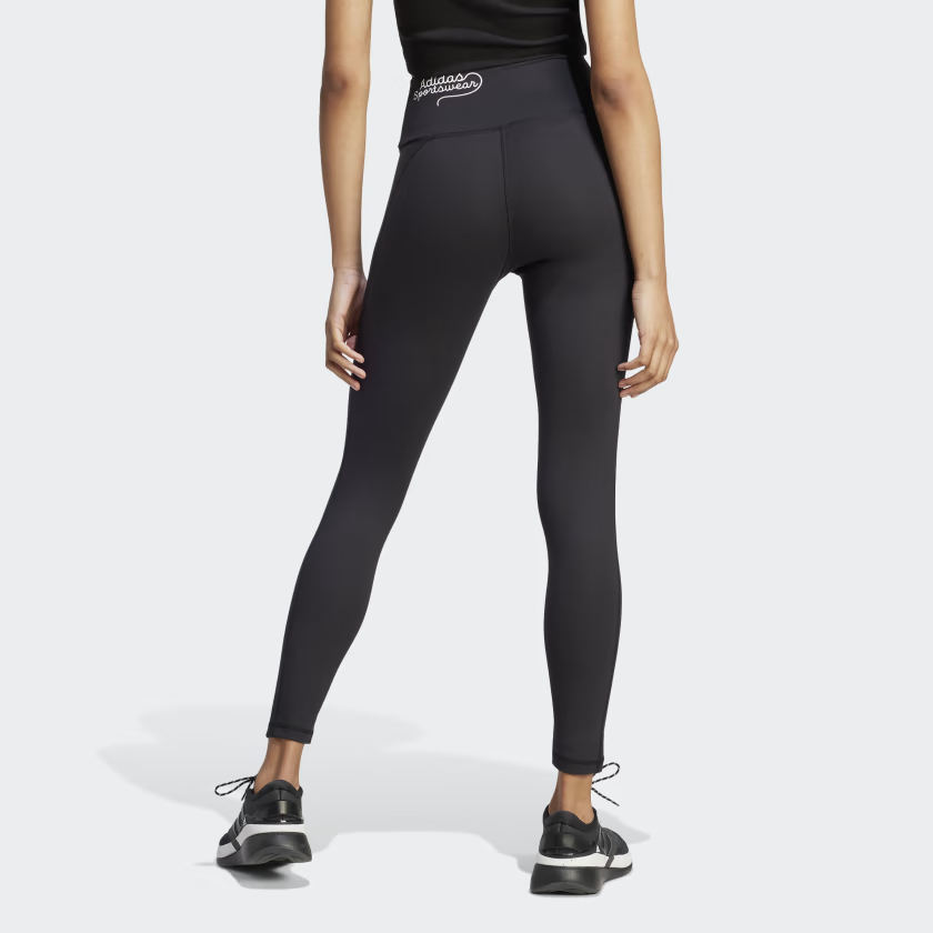 (WMNS) adidas Scribble Leggings 'Black' IJ8762