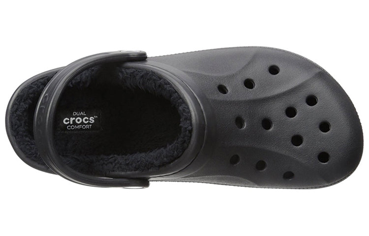 Crocs Classic Clog Casual Stay Warm Shoe Unisex Black 203766-060