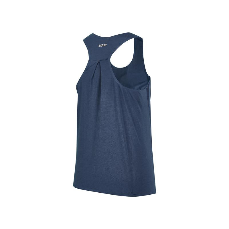 (WMNS) Skechers Woven Vest 'Pink Navy' P121W042