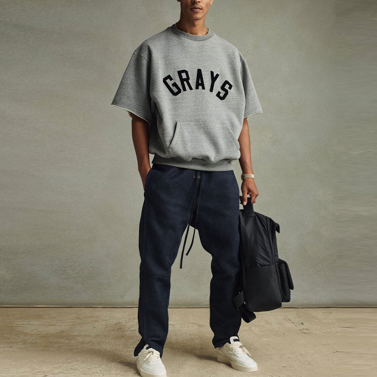 Fear of God Leather Trackpant 'Navy' FG40-016NUB-415