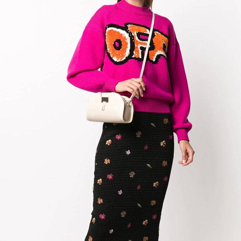 (WMNS) Off-White Cowhide Shoulder Bag White OWNA150F20LEA0036100