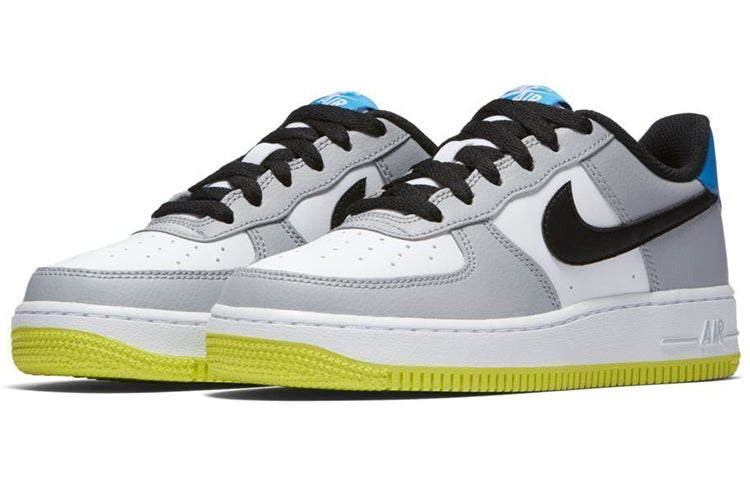 (GS) Nike Air Force 1 'Grey Volt' 596728-051