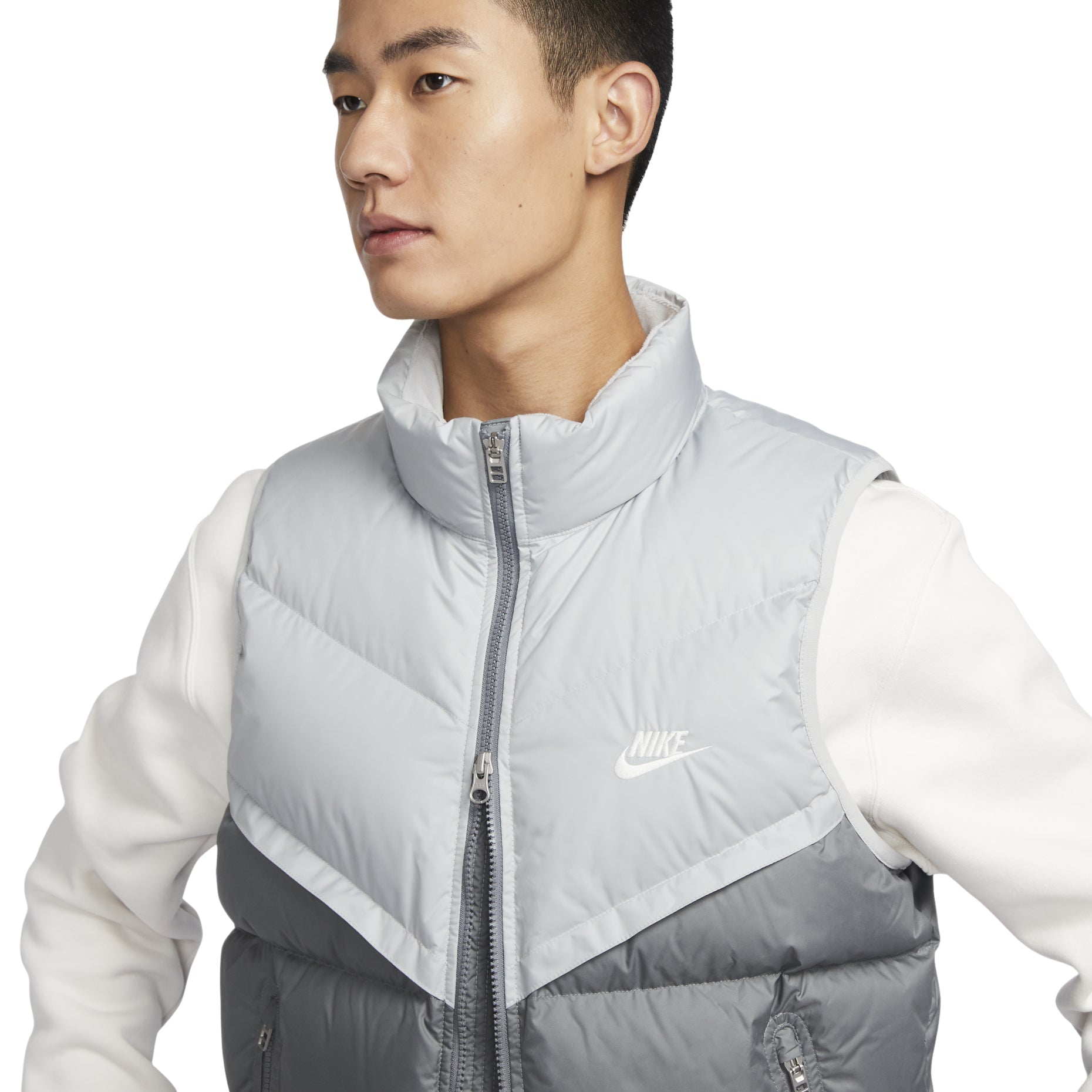 Nike Windrunner Stormfit Down Vest 'Grey' FB8184-077