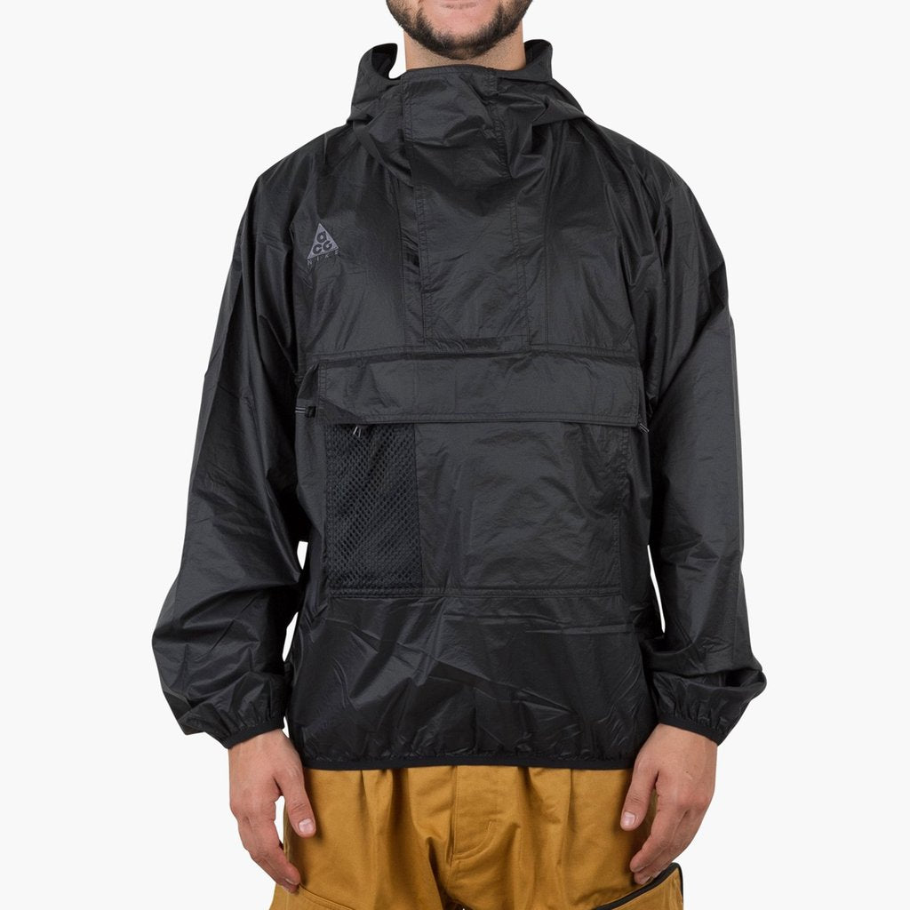 Nike ACG Half Zipper Functional hooded Windproof Storm Jacket US Edition Black CD7634-010