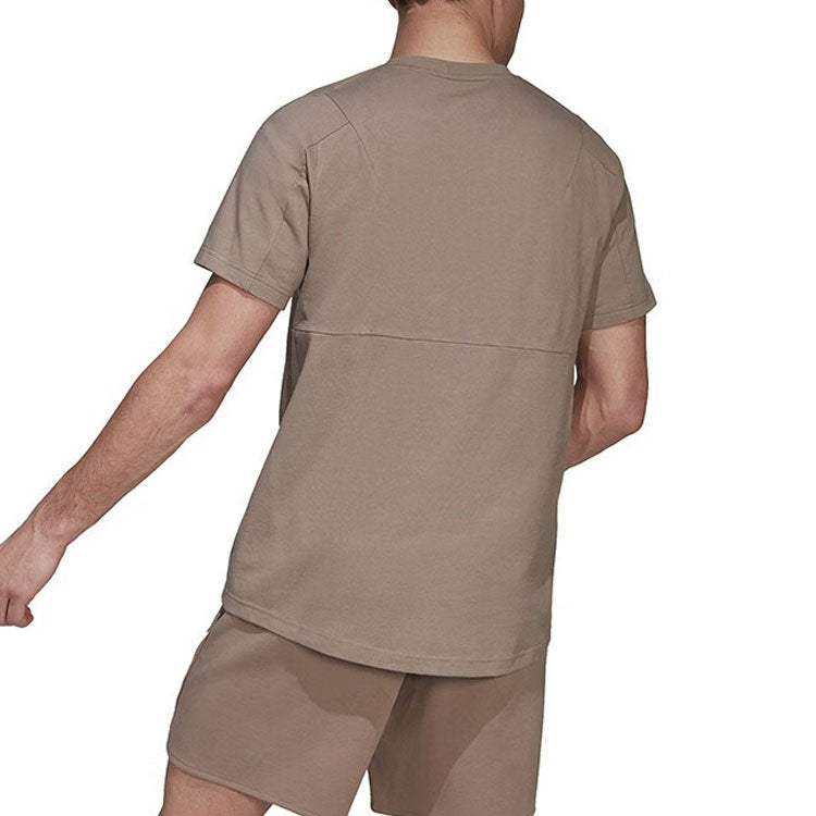 adidas Designed For Gameday T-shirt 'Chalky Brown' HF5925