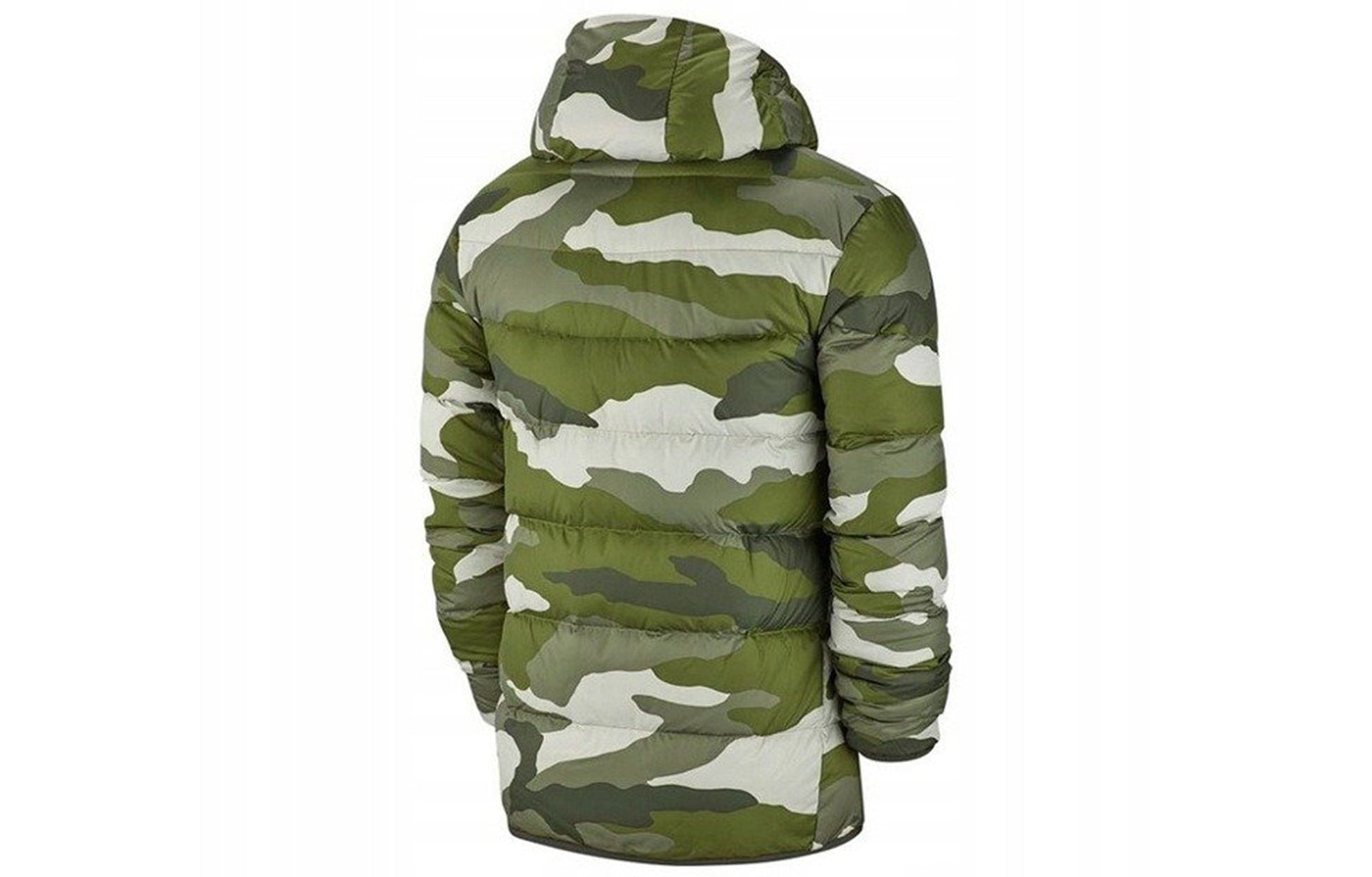 Nike Stay Warm Casual Camouflage hooded down Jacket US Edition Green Camouflage BV4763-222