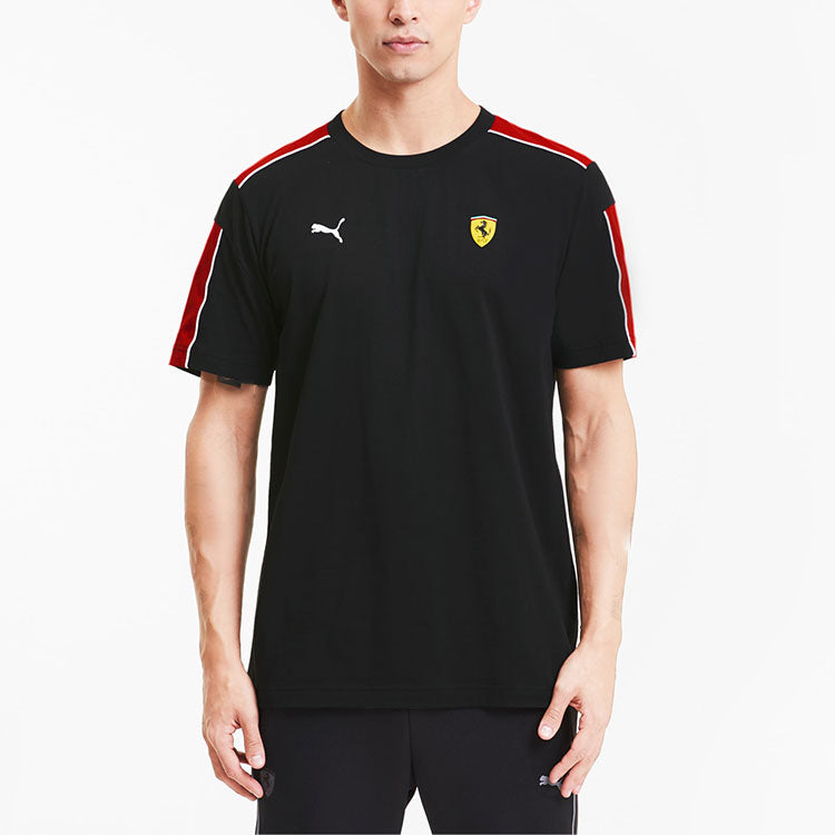 PUMA Scuderia Ferrari Race T7 Tee 'Black White Red' 597946-02