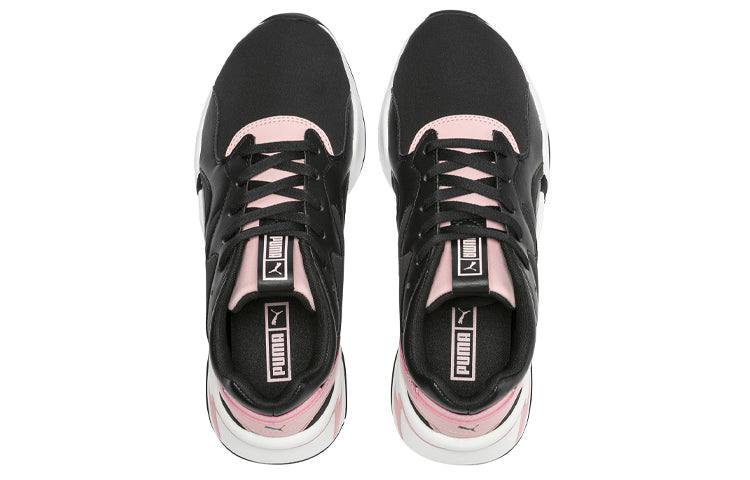 (WMNS) PUMA Nova Low Top Running Shoes Black/Pink 370815-04