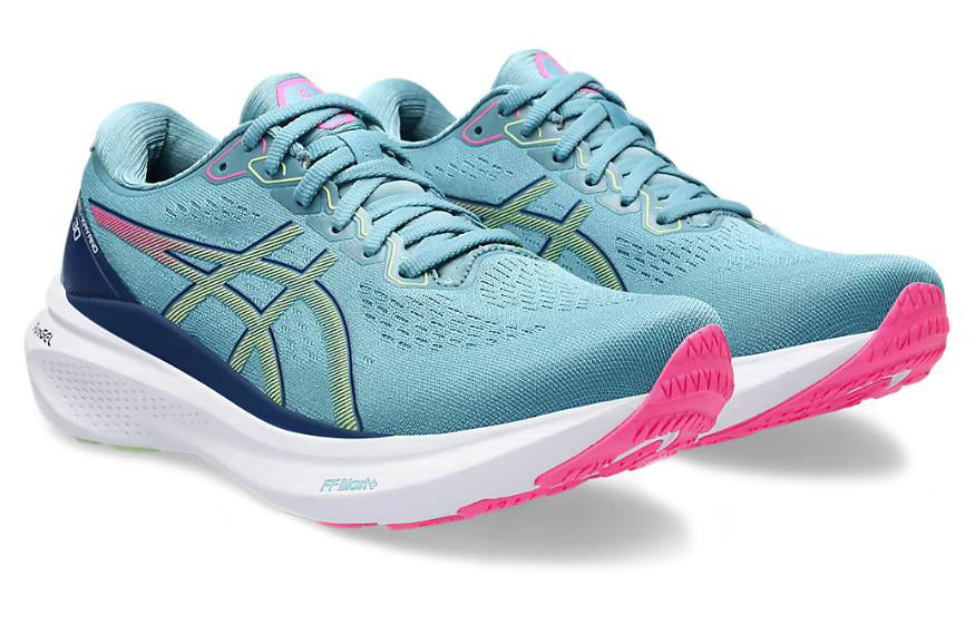 (WMNS) ASICS Gel-Kayano 30 'Gris Blue Lime Green' 1012B357-402