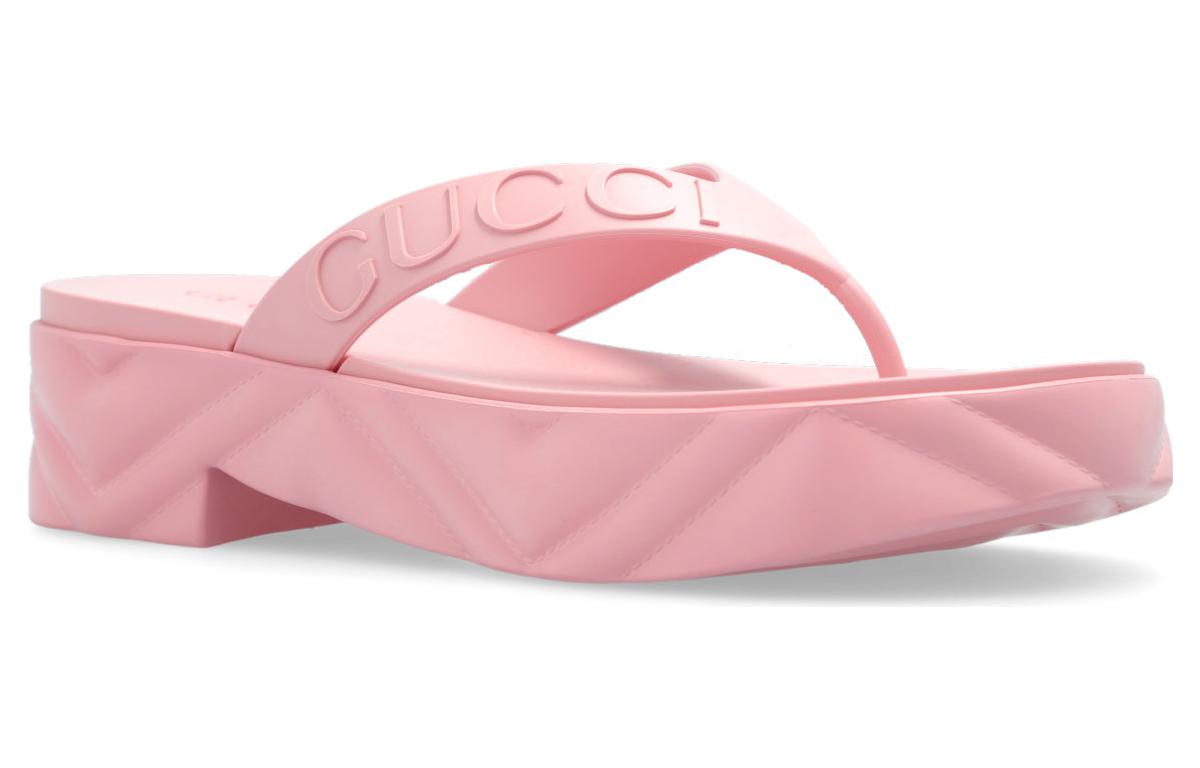 (WMNS) Gucci Thong Platform Sandal 'Pink' 746334-JFM00-5815