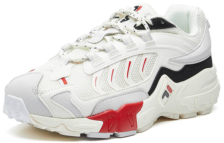 (WMNS) FILA Ravagement 2000 Running Shoes 'White Black Red' F12M041115FNF
