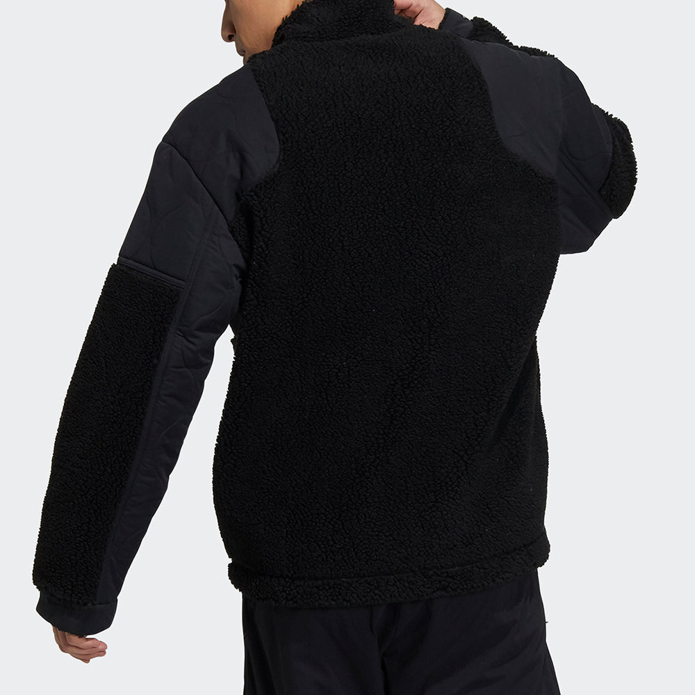 adidas Wj Mixboa Jkt Splicing Fleece Jacket Black H40243