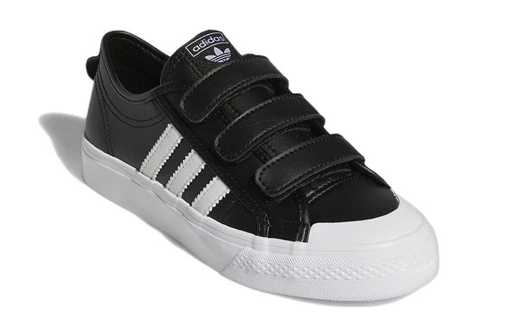 (GS) adidas Nizza 'Black White' GX4514