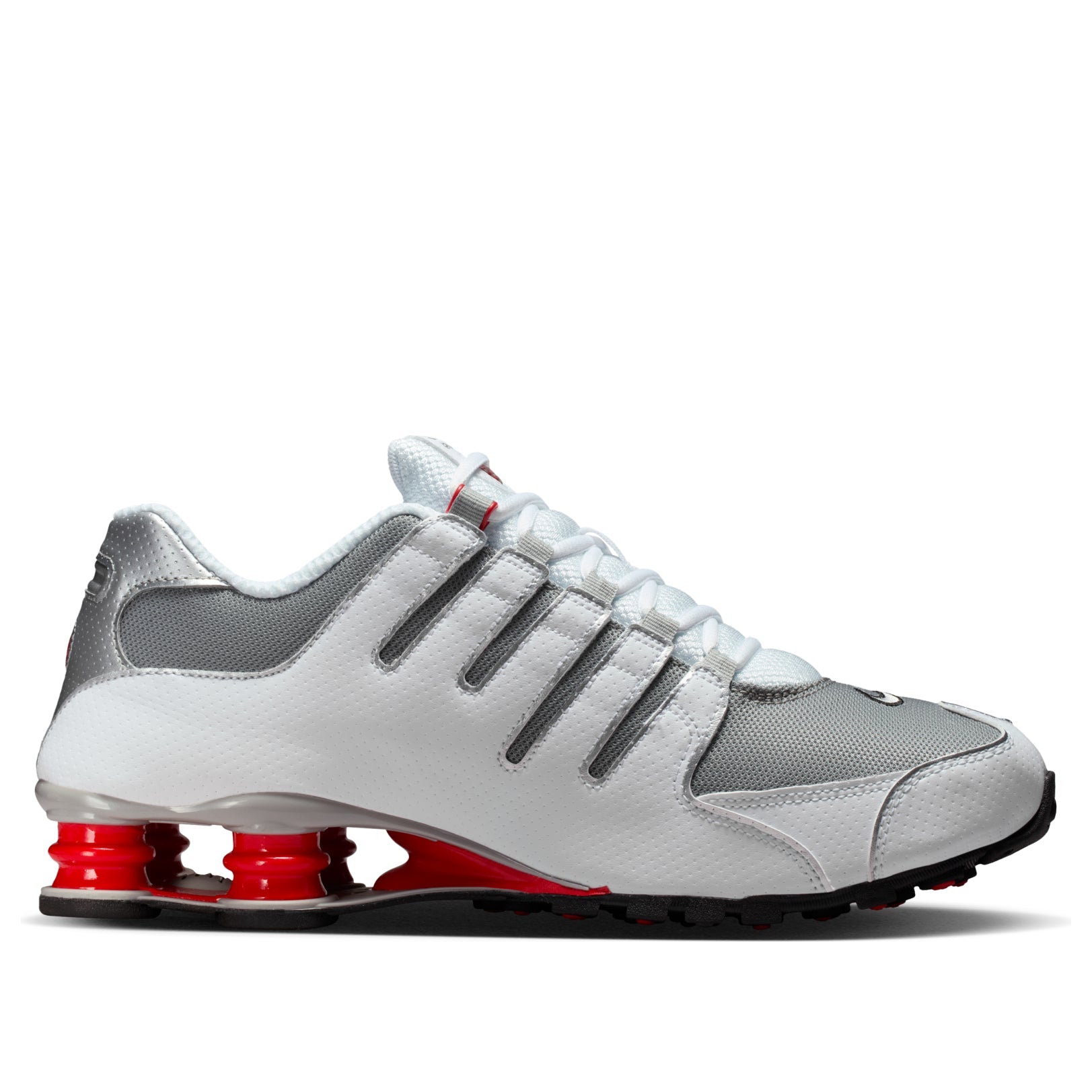 Nike Shox NZ 'White Sport Red Cool Grey' 378341-104
