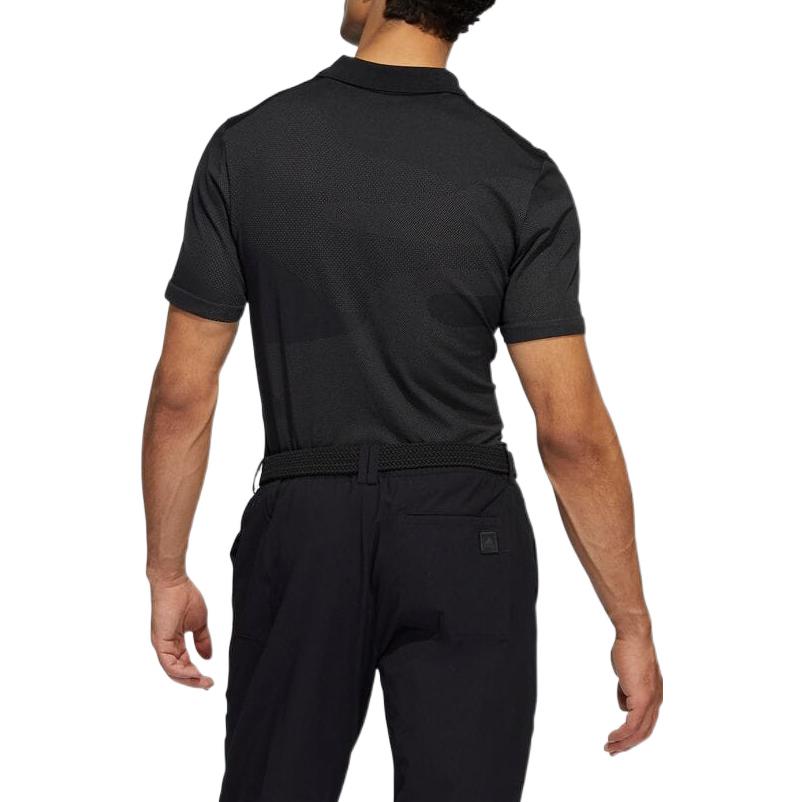 adidas Golf Side  Short Sleeve  Shirt Men's Black HS9445
