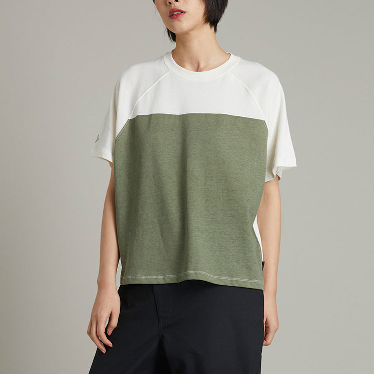 Converse Shapes Triangle Raglan Graphic T-Shirt Asia Sizing 'Egret' 10021717-A02