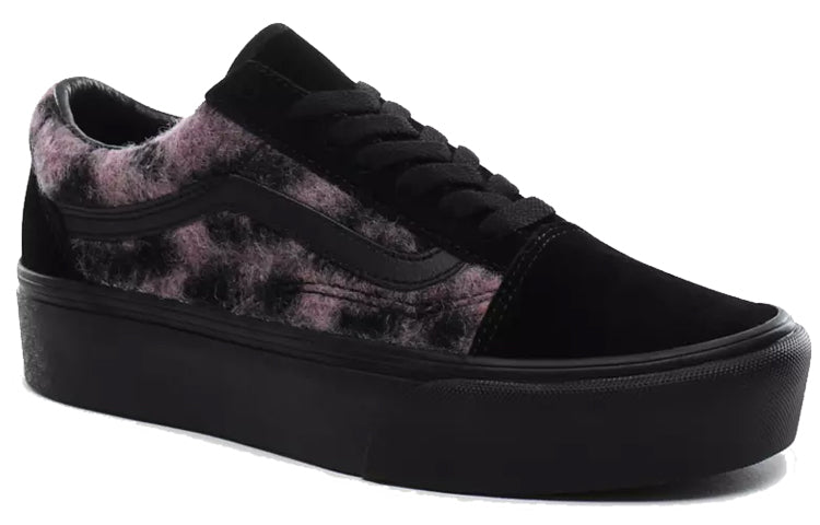 Vans MIX LEOPARD OLD SKOOL PLATFORM Black/Purple Pink VN0A3B3UTRE