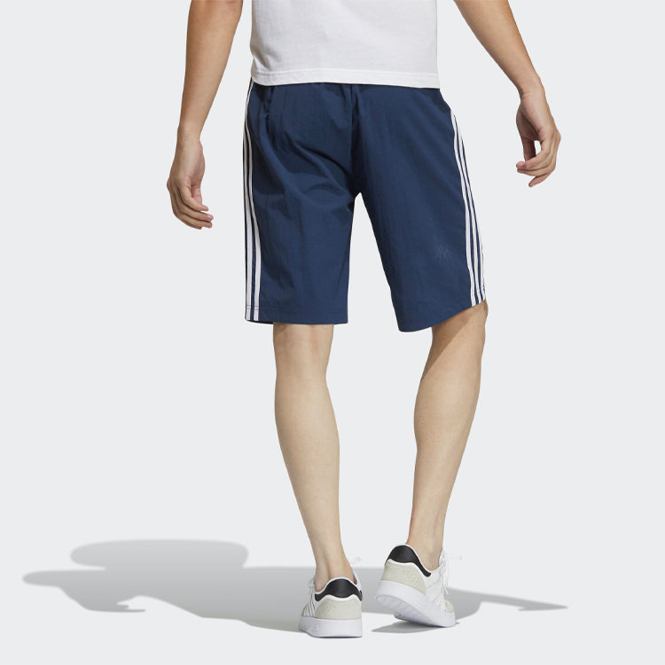 adidas neo Graffiti Pattern Printing Shorts Blue GP4834
