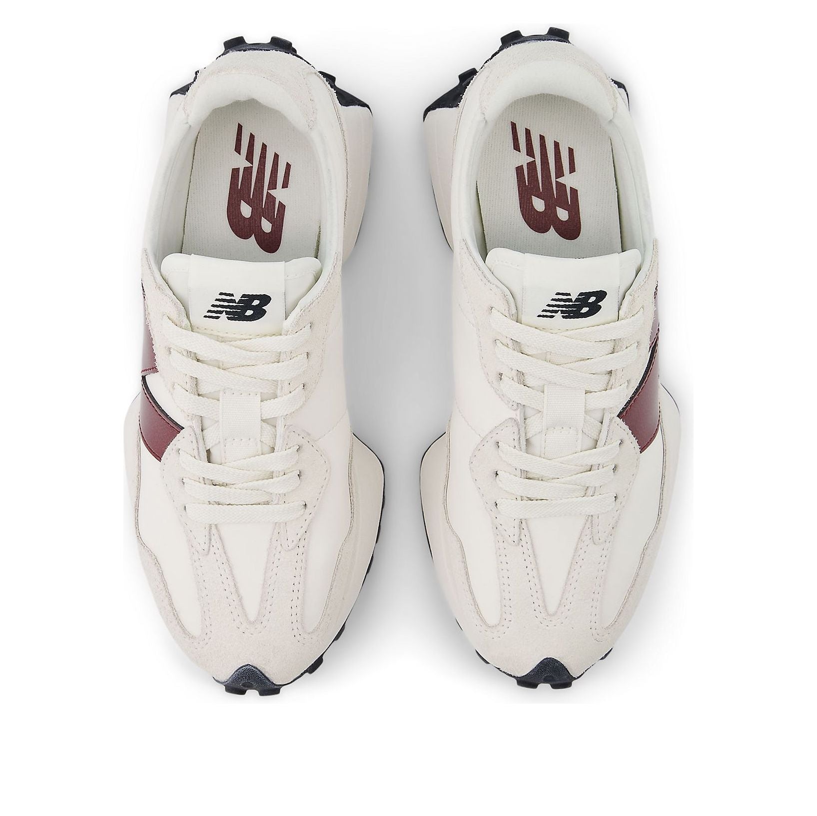 (WMNS) New Balance 327 'Sea salt Dark Red' WS327JWC