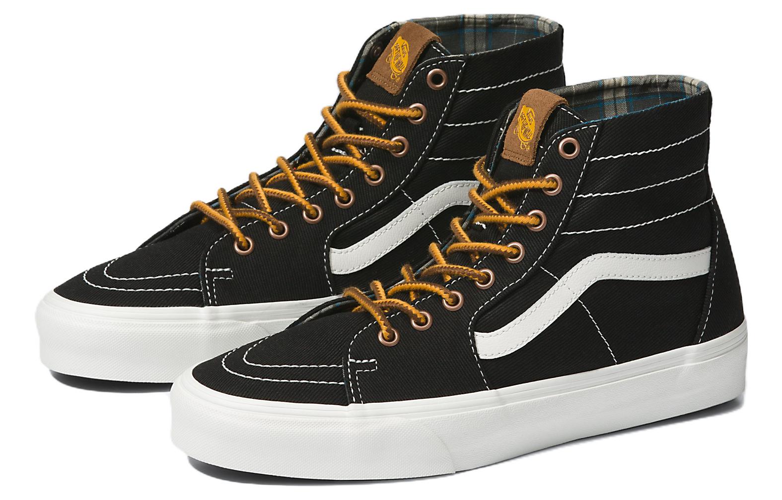 Vans SK8-HI Ca Throwback 'Black Yellow' VN0A7Q62BLK