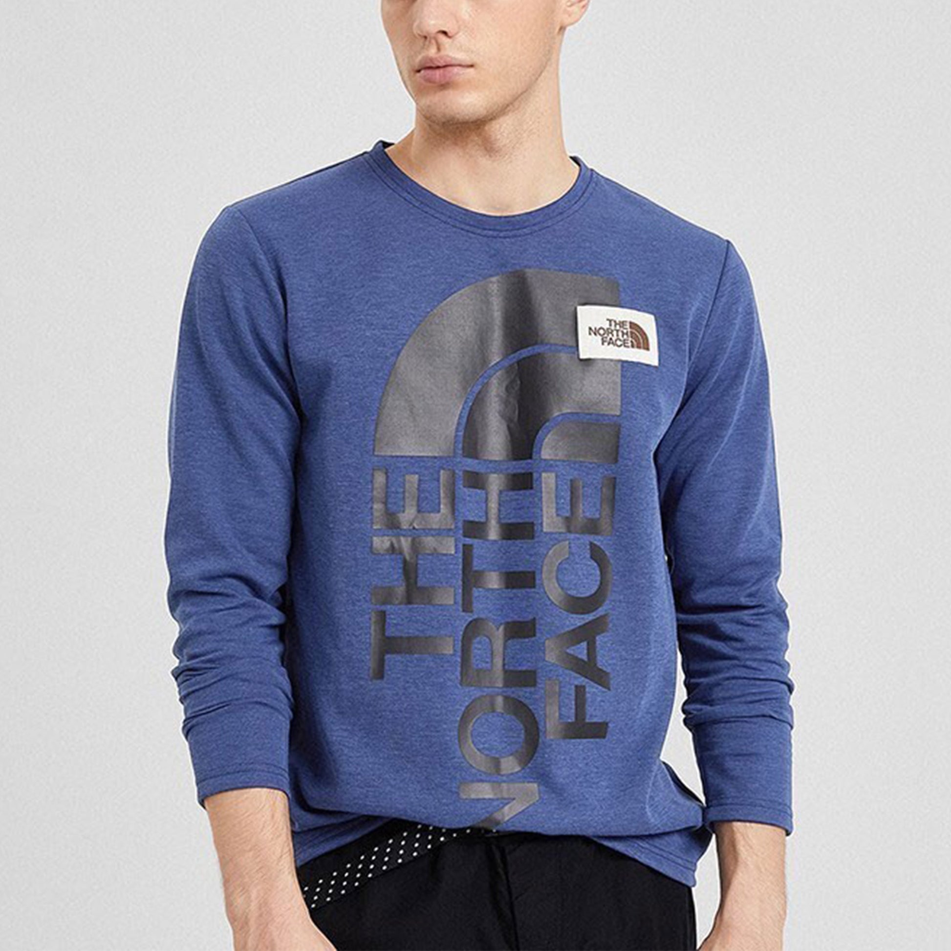 THE NORTH FACE MENS Outdoors Long Sleeve Tee Blue 3VU2-H2G