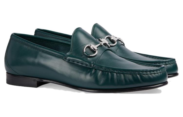 Gucci Horsebit 1953 Loafer 'Green Leather' 757769-AACFG-3154