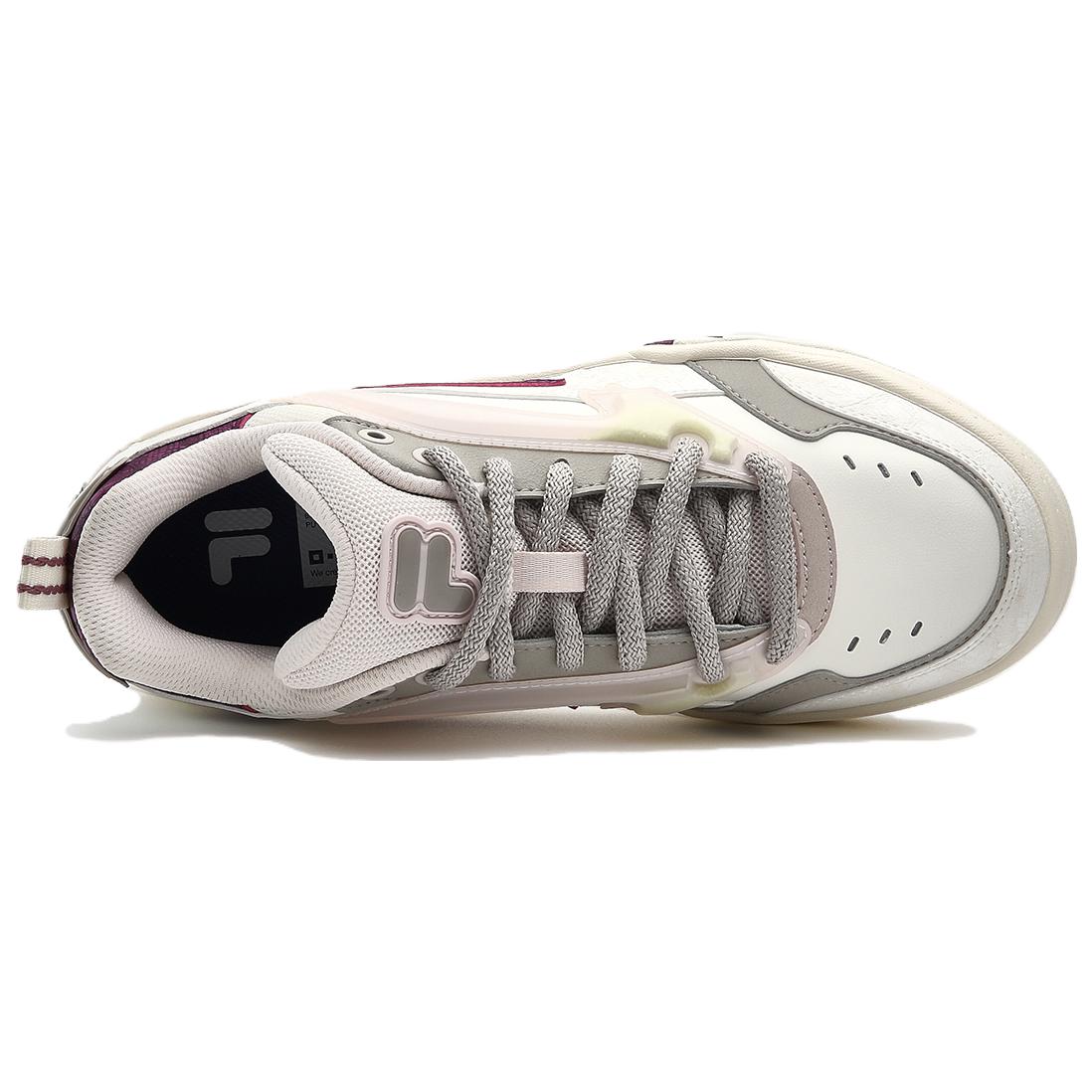 FILA FUSION Desperado Low Top Skate Shoes 'White Grey Red' T12W333203FSD
