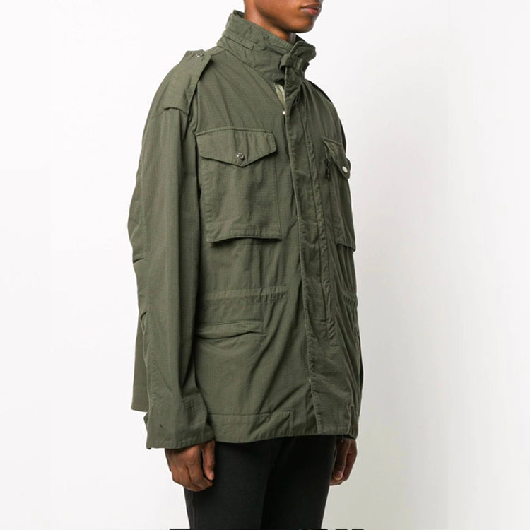 Off-White FW20 Arrow Logo Sports Coat Men's Green OMEL012E20FAB0025610