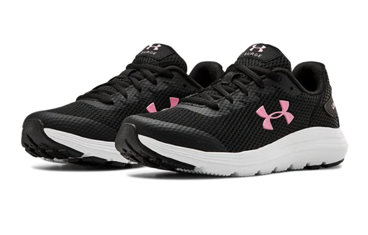 (GS) Under Armour Surge 2 'Black Pink' 3022870-003