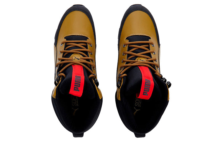 PUMA Vista Mid Utility 'Moss Green High Risk Red' 372203-01