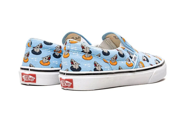 (GS) Vans Classic Slip-On 'Blue White' VN0A32QIVJB
