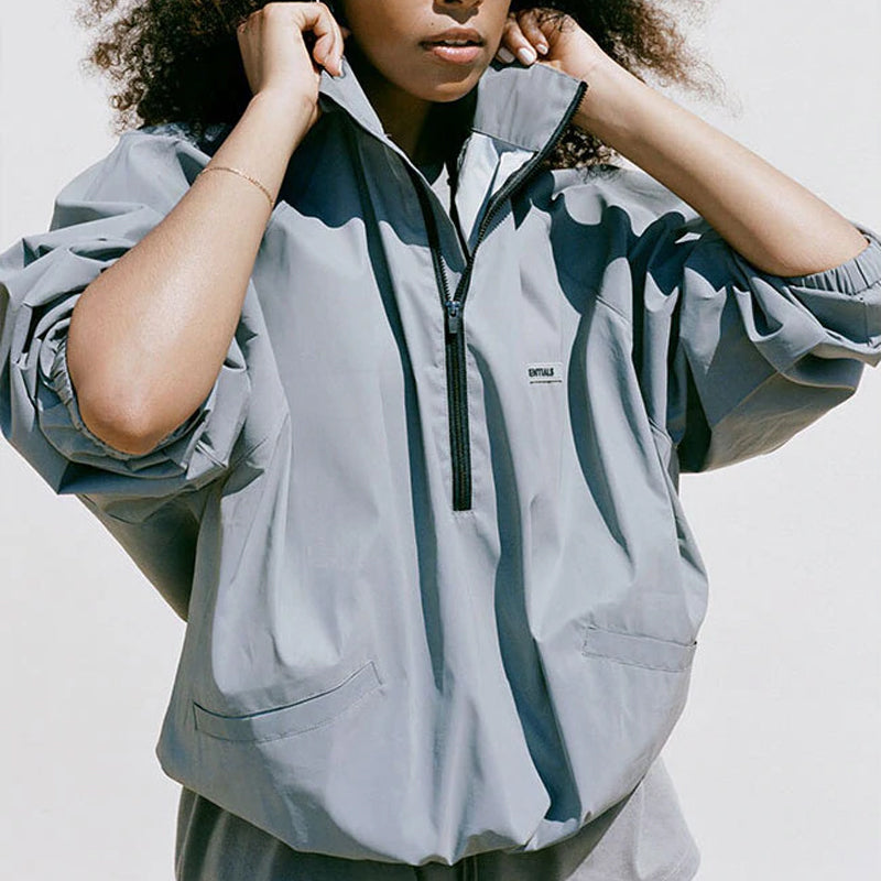 Fear of God Essentials SS20 Jacket Duck Silver FOG-SS20-301