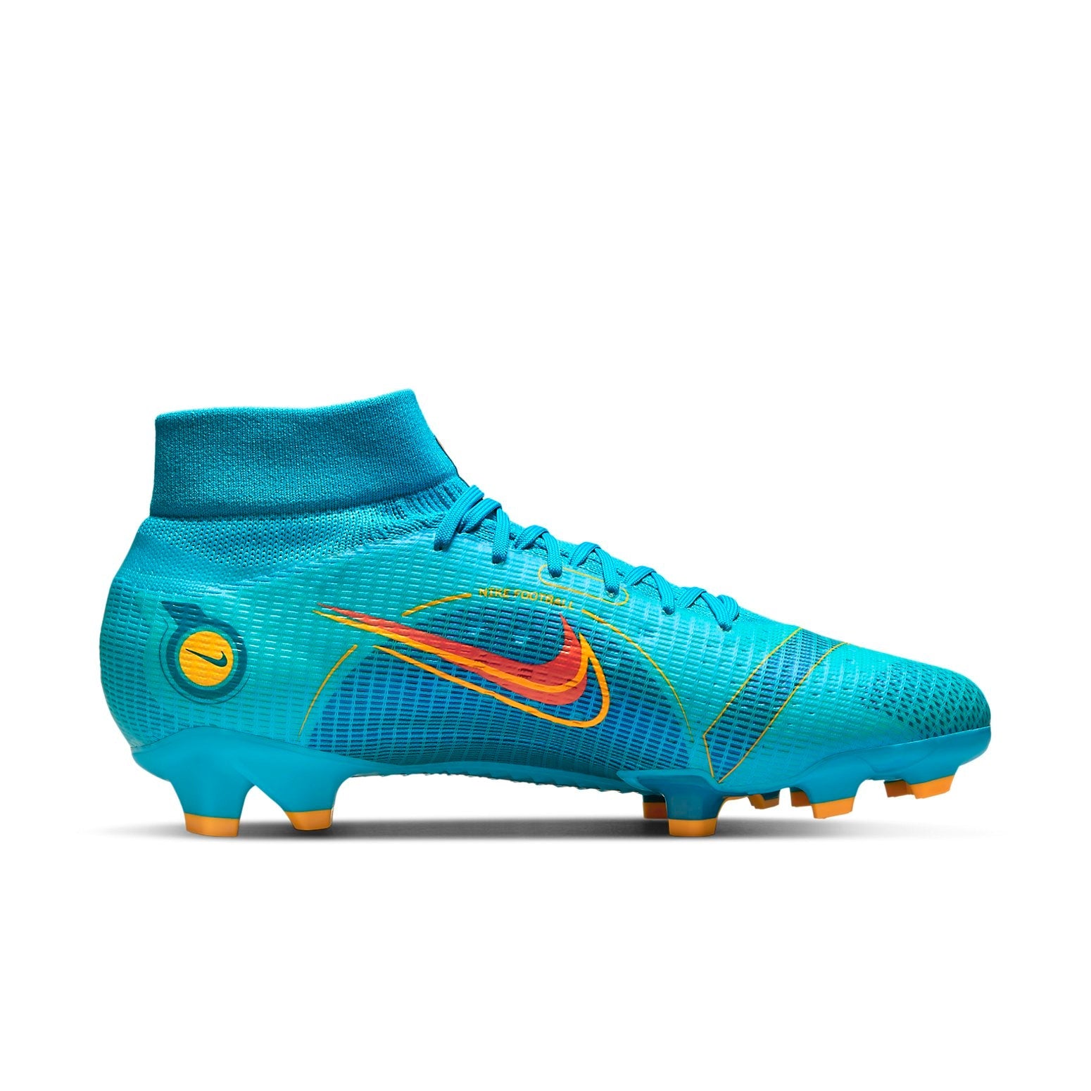 Nike Mercurial Superfly 8 Pro FG 'Chlorine Blue Laser Orange' DJ2848-484
