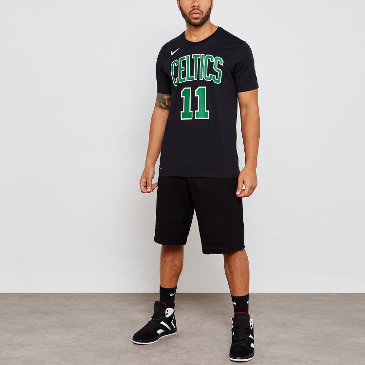 Nike Celtcs Kyrie Irving Statement T-Shirt 'Black Green' 870760-019